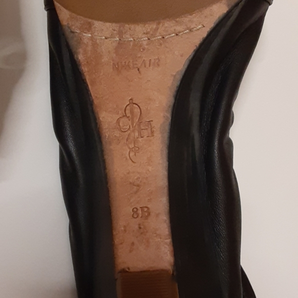 Cole Haan Peep Toe Wedges Size 8 - Picture 6 of 7